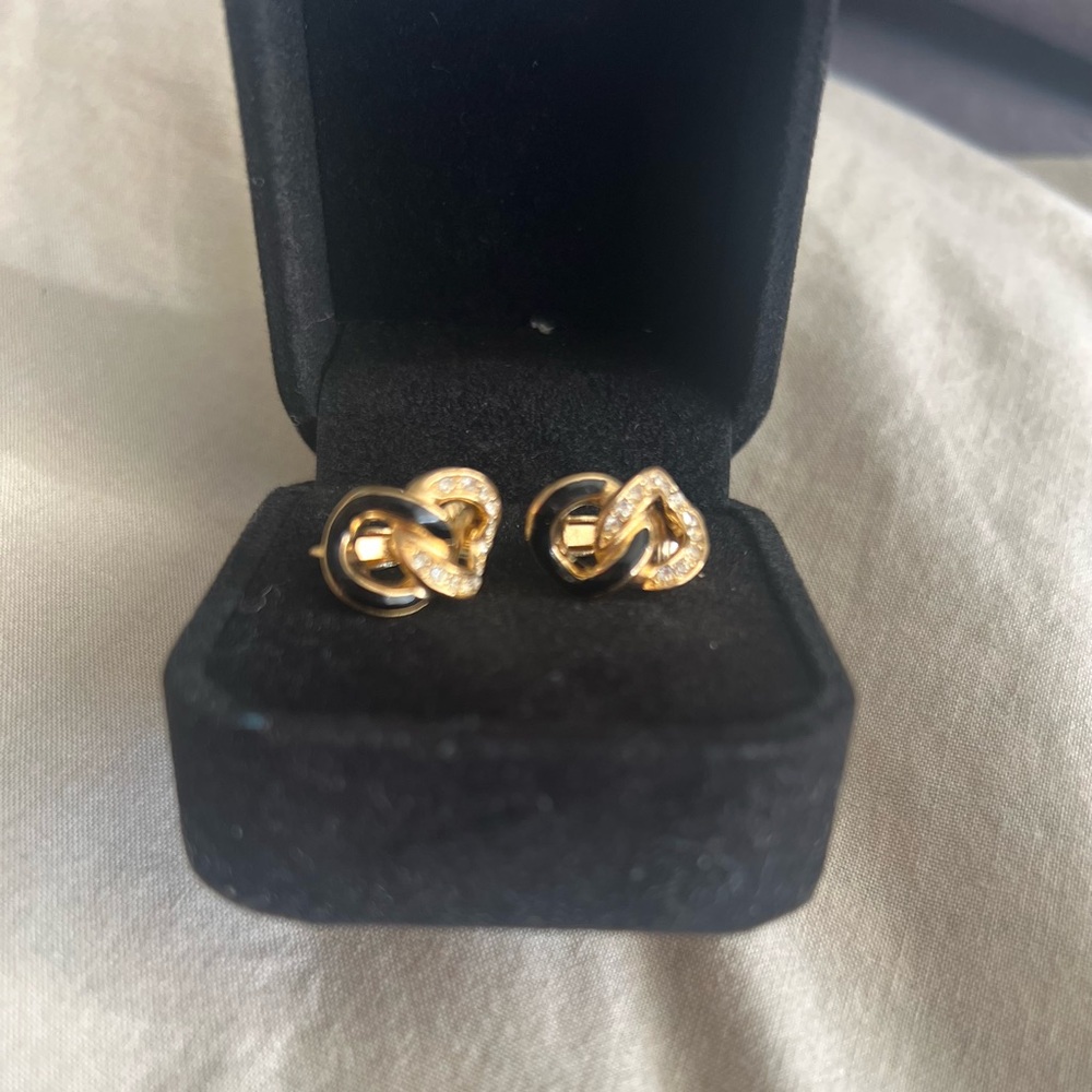 Christian Dior clip on earrings